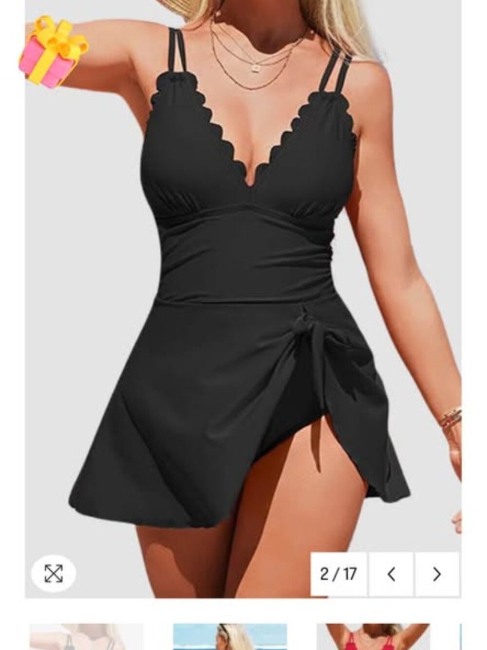 Women’s Tummy Control One-Piece Swimdress